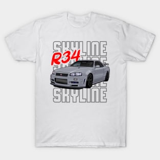 Nissan Skyline GTR R34 T-Shirt